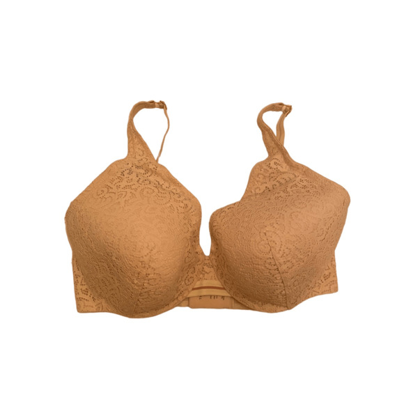 ThirdLove Artisan Lace Plunge Bra 38F French Vanilla Ivory - Picture 1 of 3